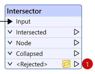 A Rejected port with a feature cache